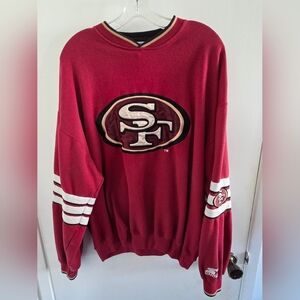 Vintage San Francisco 49ers Starter Pro Line  Sweatshirt Sz Large